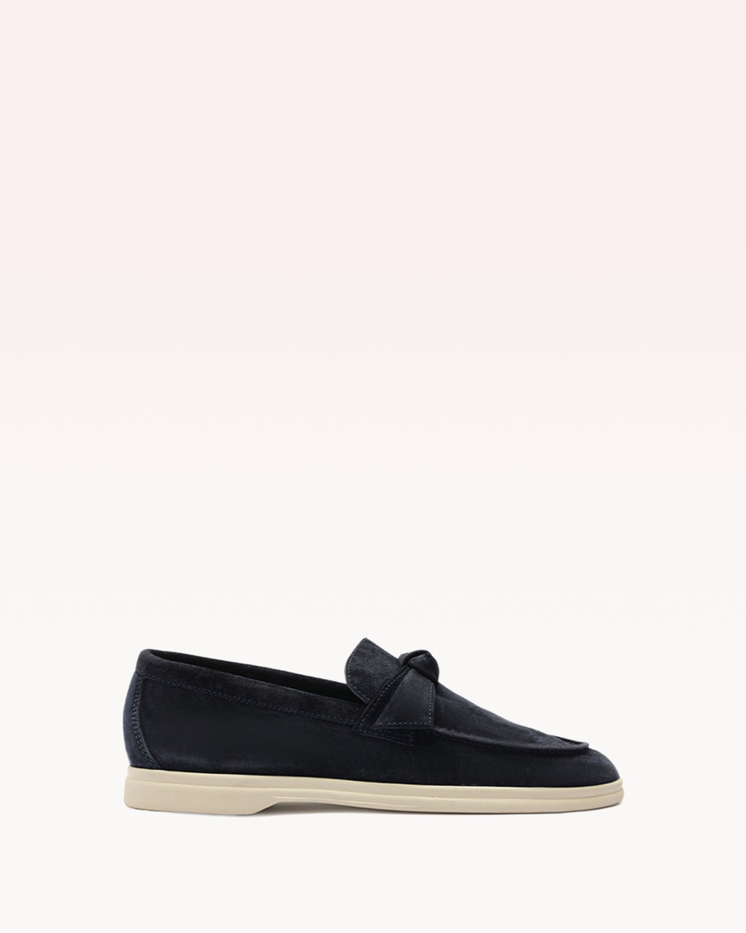 Clarita Slip On Blue Loafers P/25 35 Blue Suede