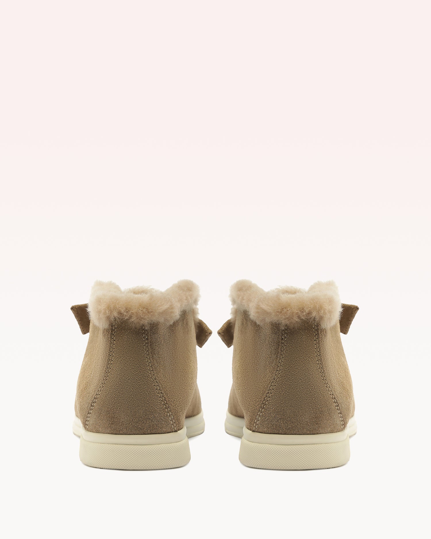 Clarita Shearling Slip On Bootie Semolina Booties F/25