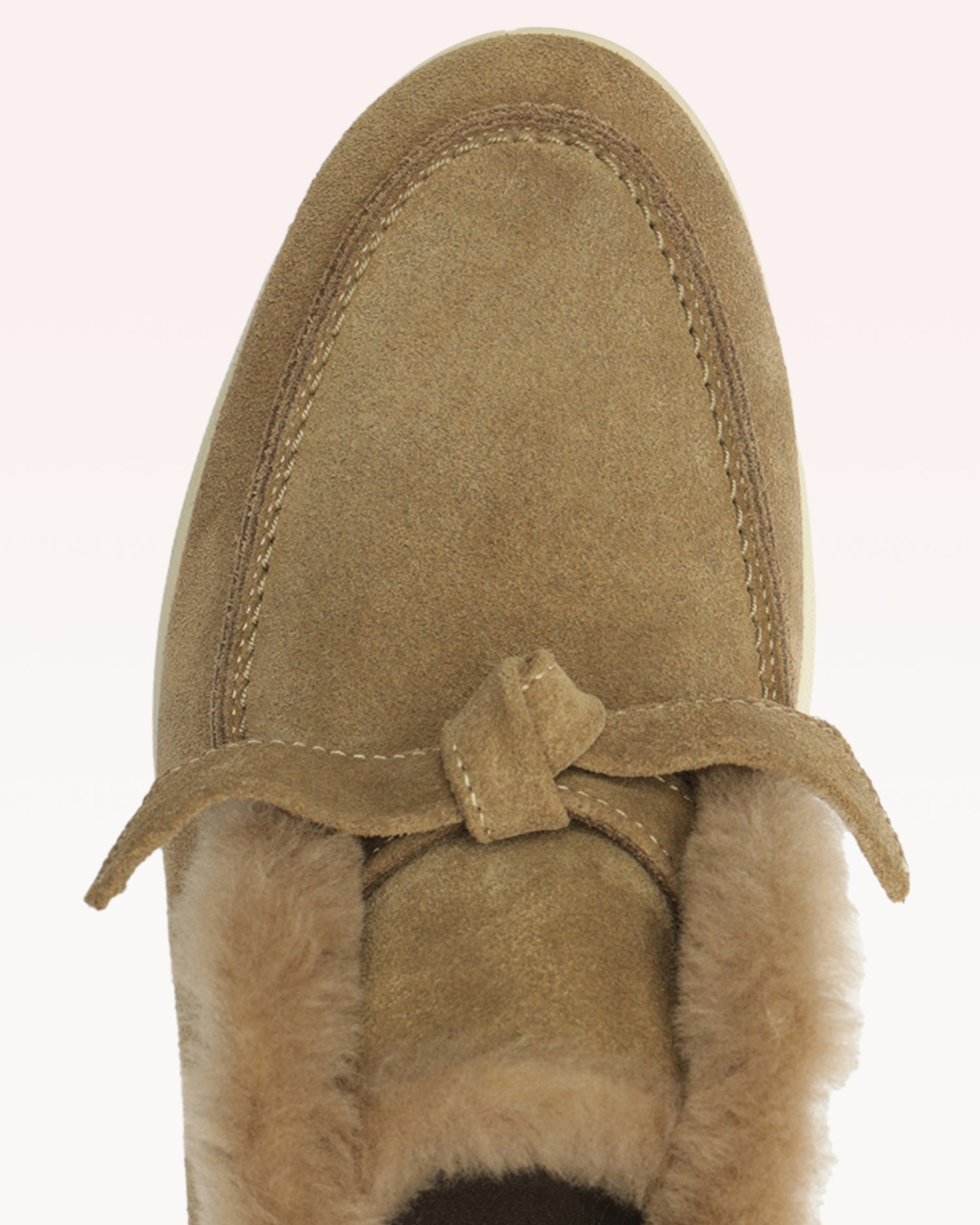 Clarita Shearling Slip On Bootie Semolina Booties F/25