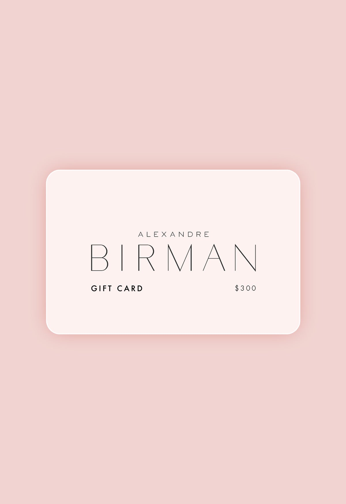 Gift card image with gift value