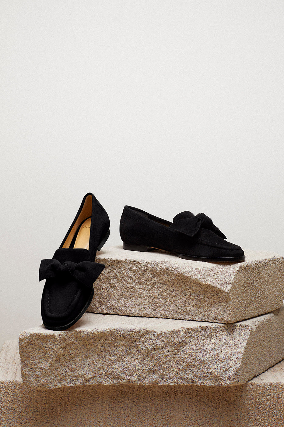 Clarita Loafer Suede Black Loafers Fall 21   