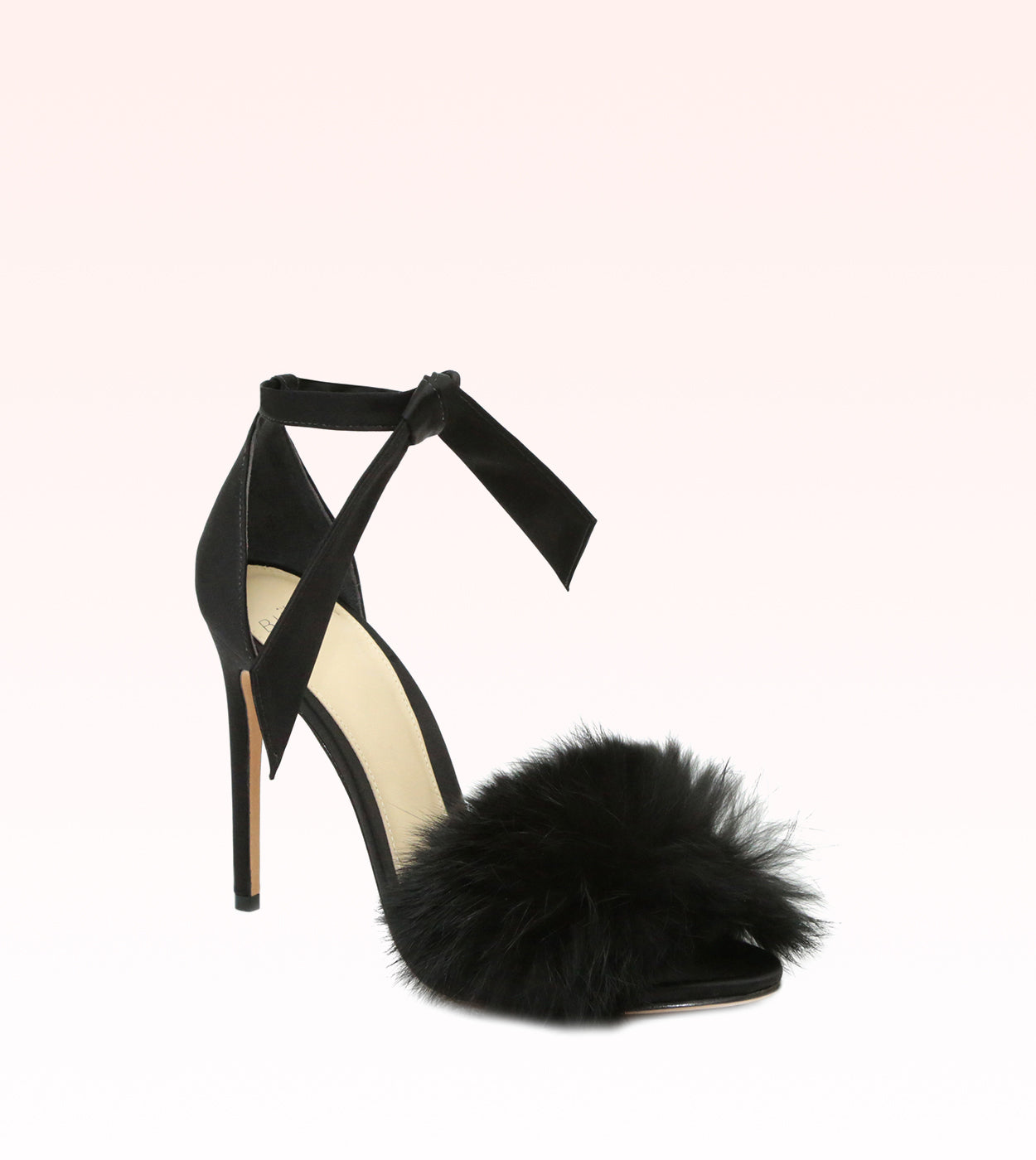 Clarita  100 Fur Satin & Fur Sandal Sandals Sale   