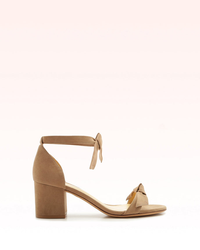 alexis Clarita Block 60 Suede Cameo Cameo