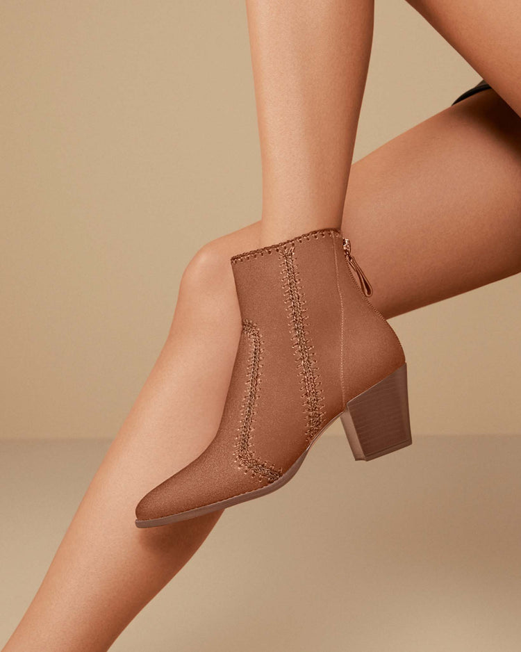 Lola Cruz High Heels Ankle Boots In Beige Leather | italist, ALWAYS LIKE A  SALE