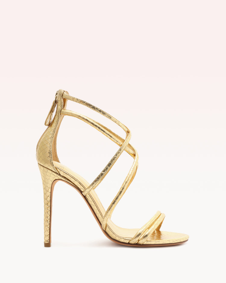 Eve 100 Oro Sandals PRE FALL 23 35 Oro Snake Embossed