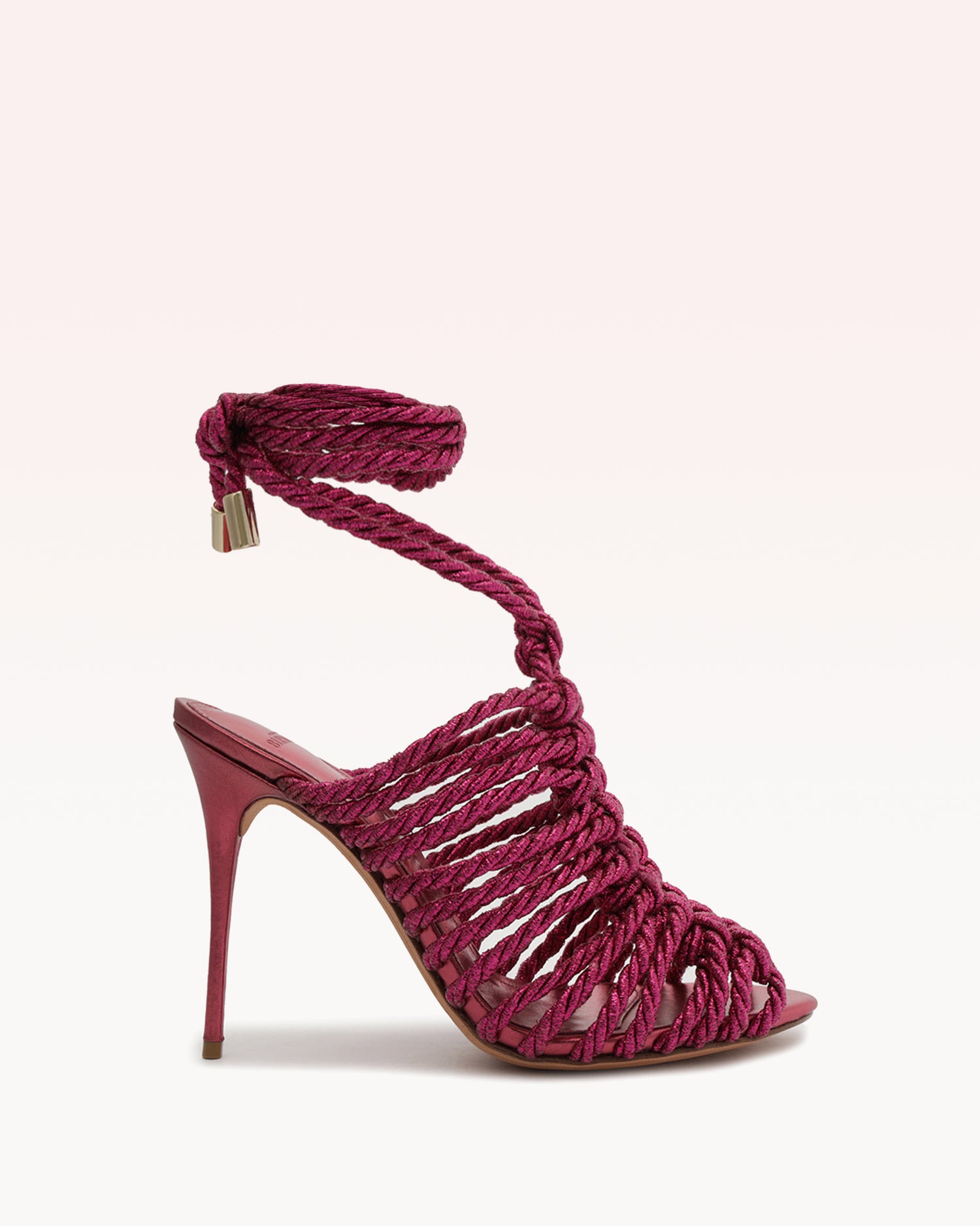 Barbara Lurex Pink Sandals S/23 35 Pink Lurex
