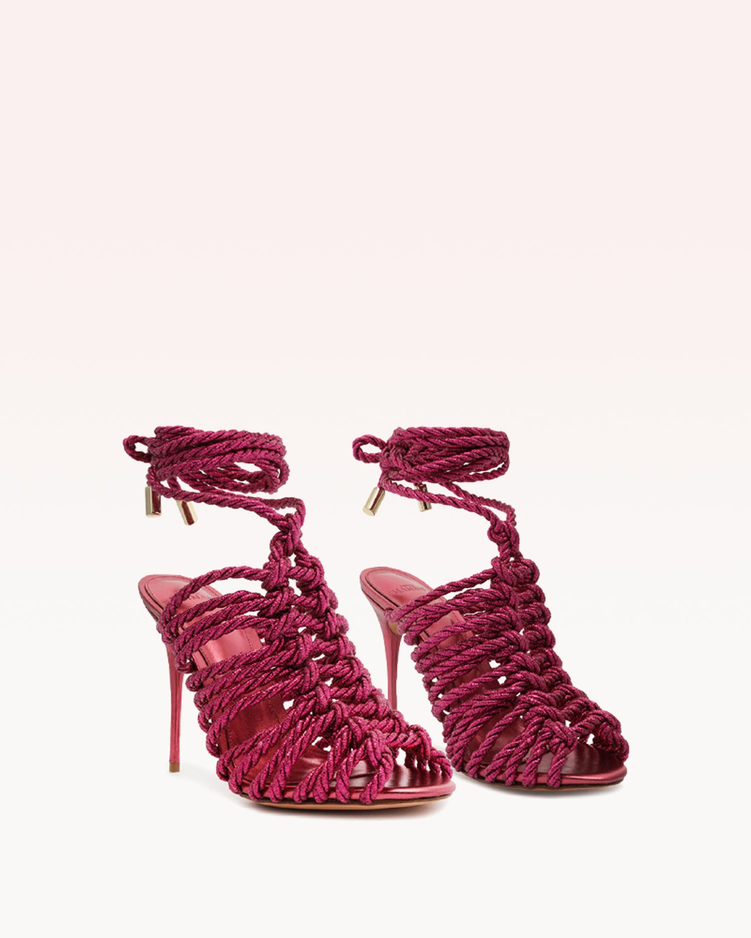Barbara Lurex Pink Sandals S/23   