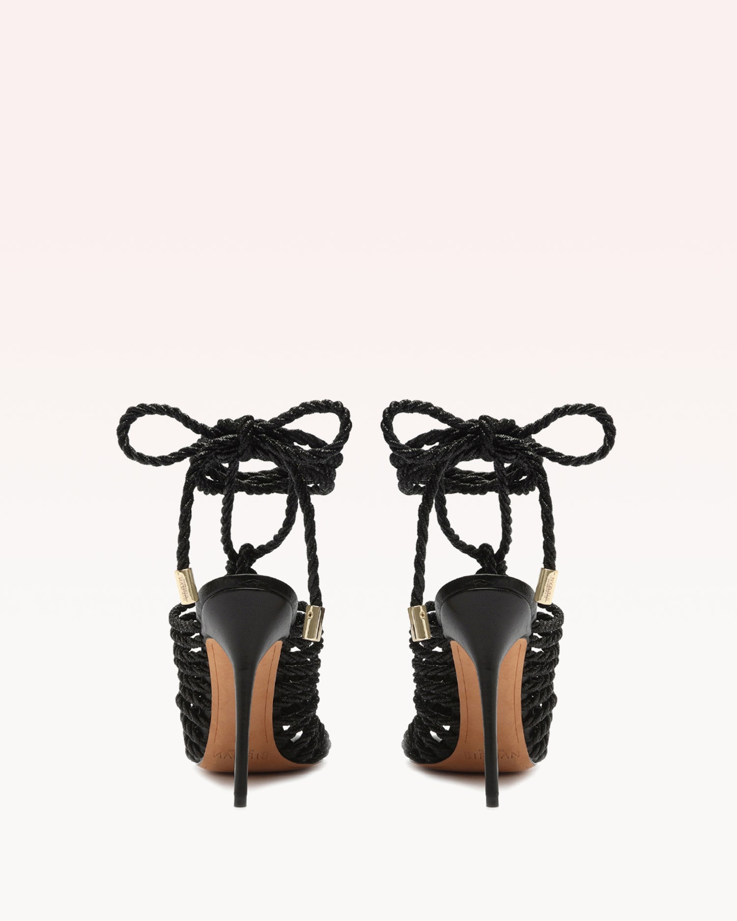 Barbara Lurex Black Sandals S/23   