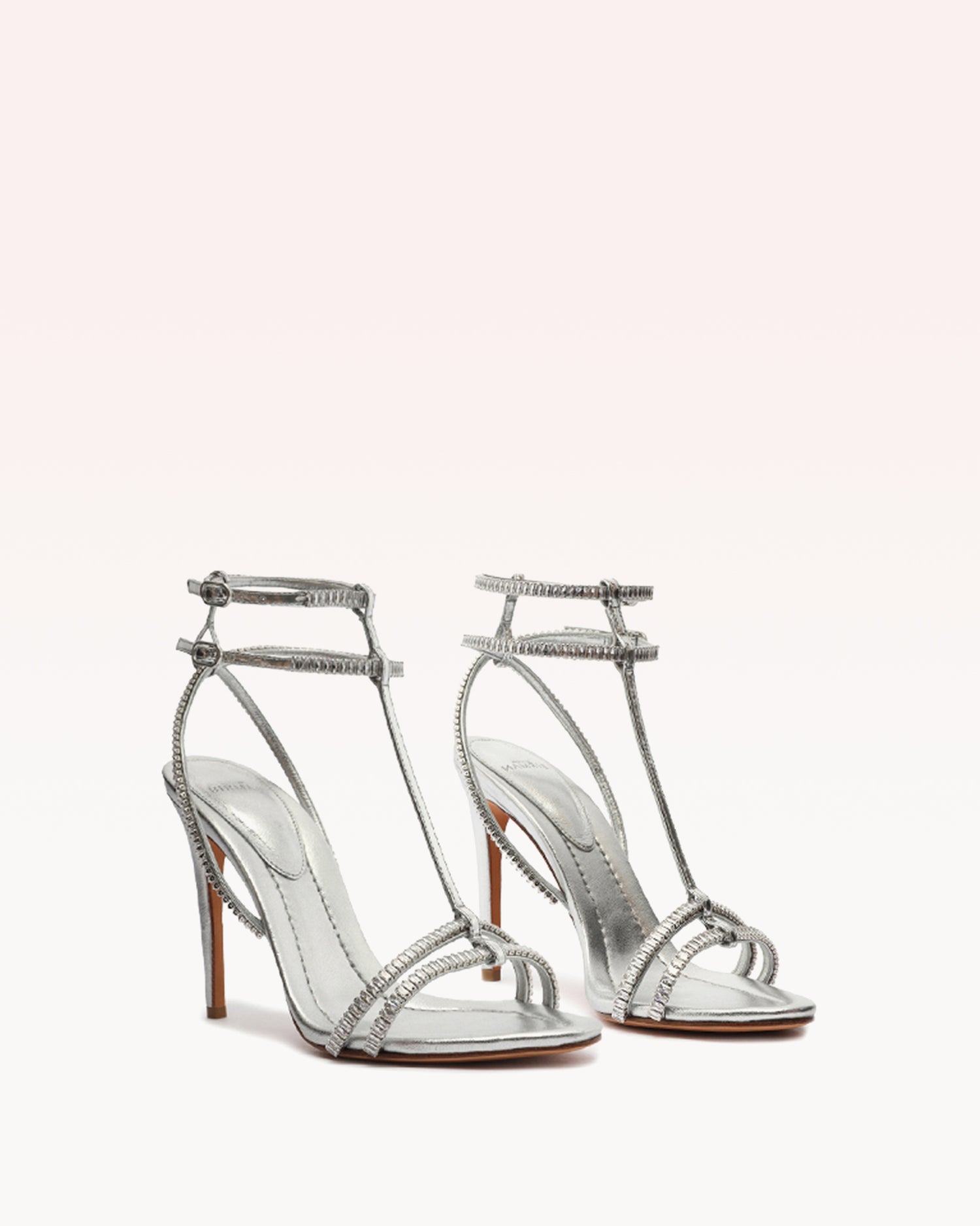 Martina Crystal 100 Silver Sandals S/23   