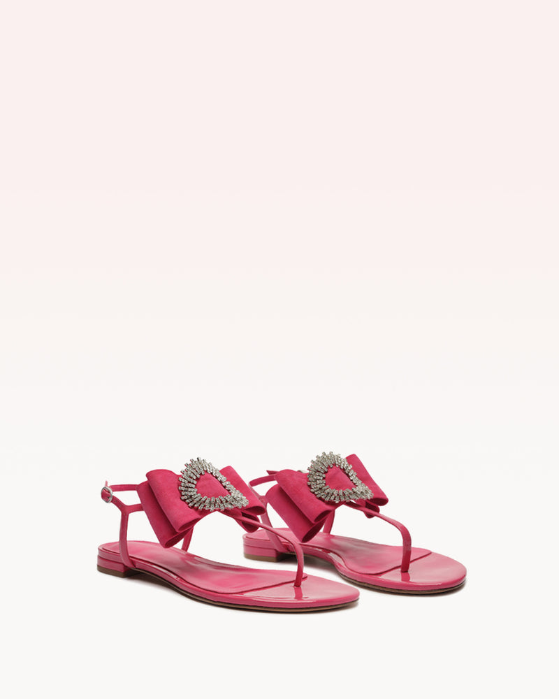 Maddie Thong Fluo Pink Flats S/23   