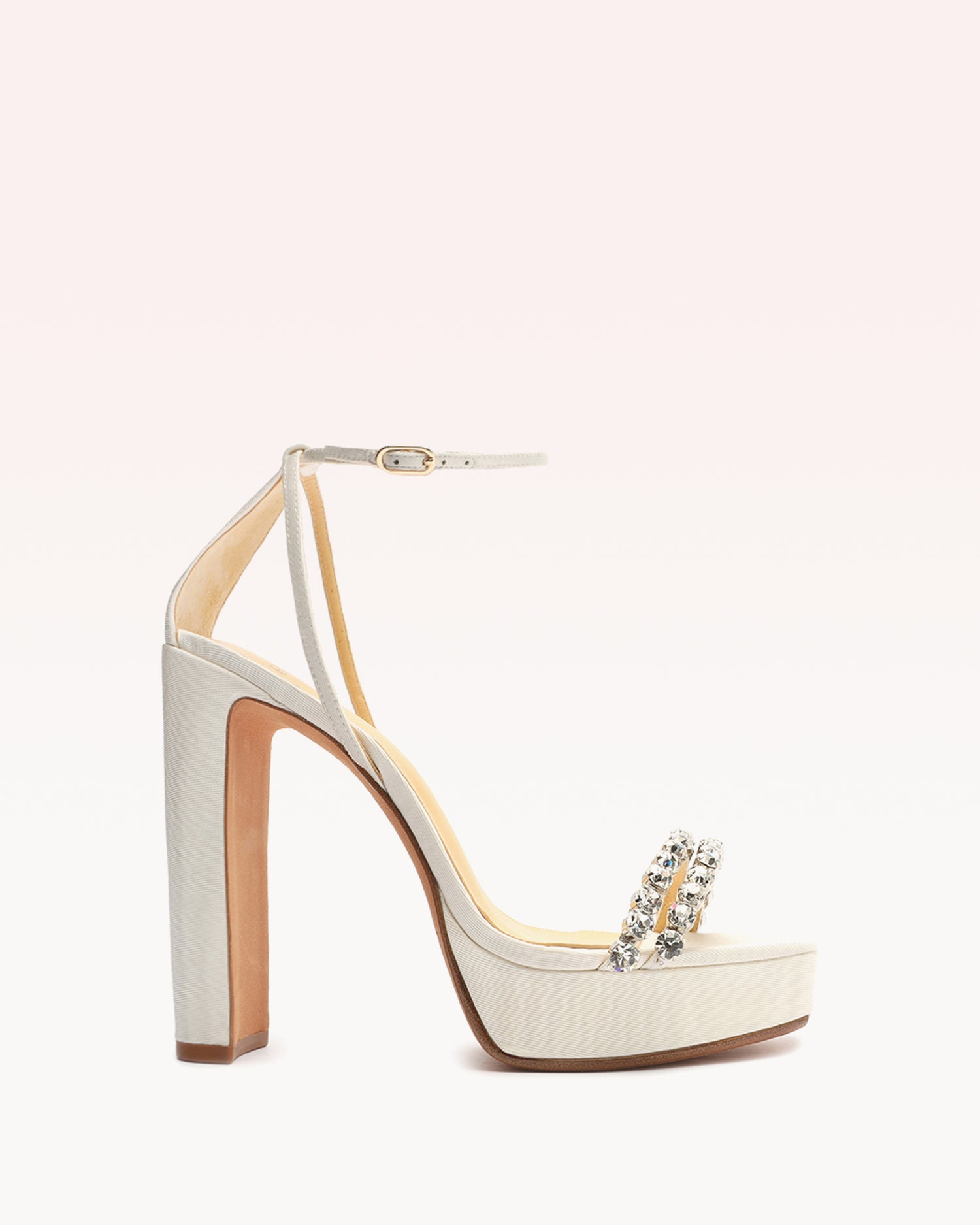 Agnes 120 Ivory Sandals Pre Fall 22 - C2 35 Ivory Moire