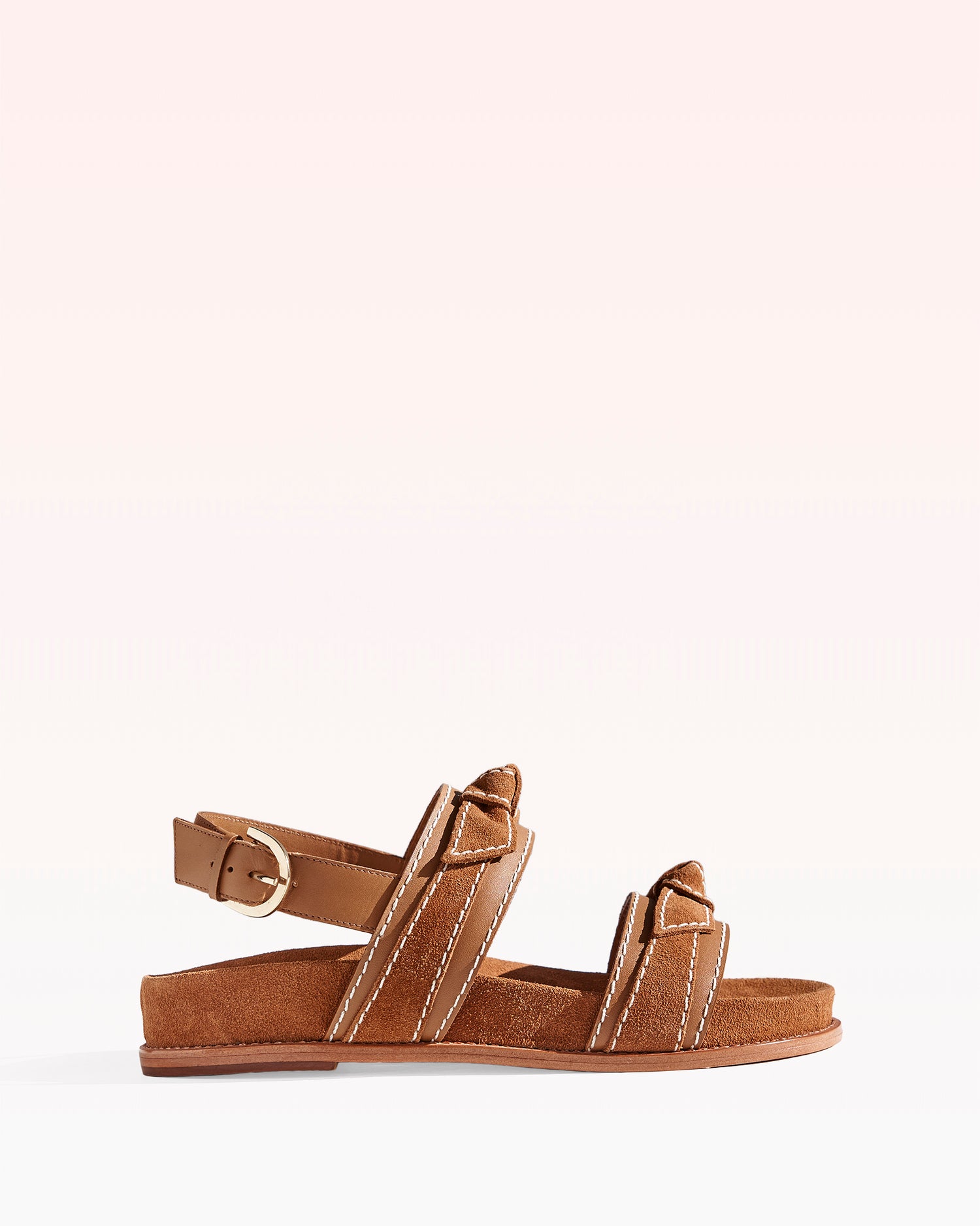 Clarita Sport Sandal Suede Cuoio Flats F/23 35 Cuoio Suede