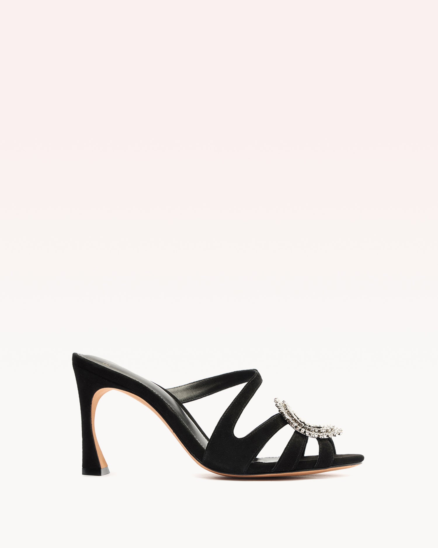 Alicia Mule 85 Black Sandals Pre Fall 22 - C2 35 Black Suede