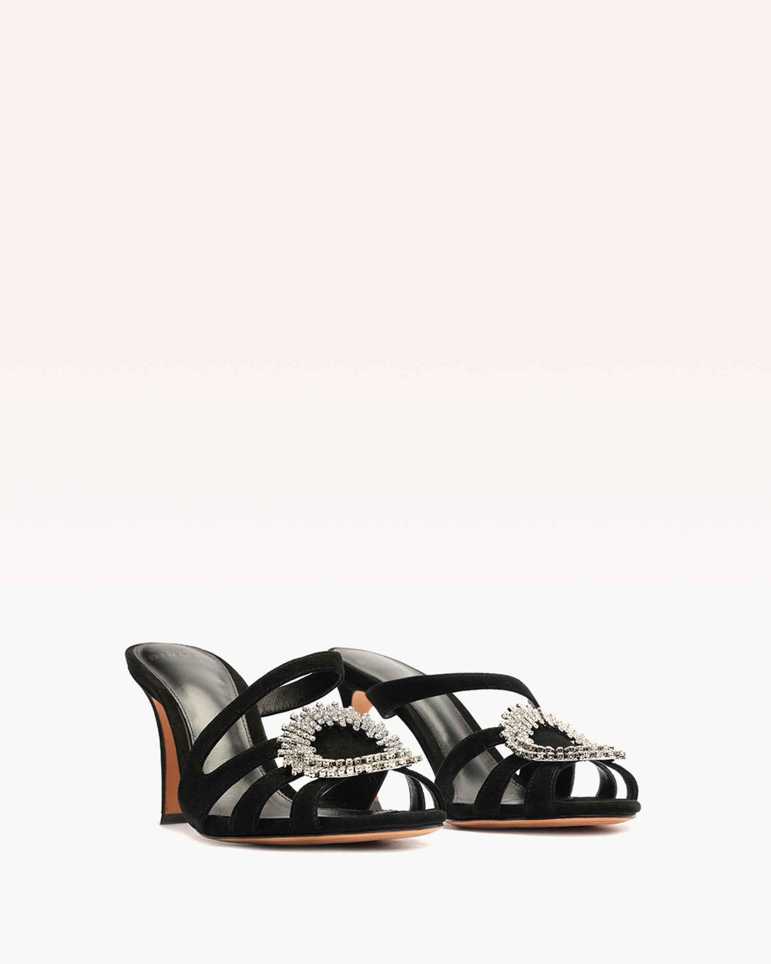 Alicia Mule 85 Black Sandals Pre Fall 22 - C2   