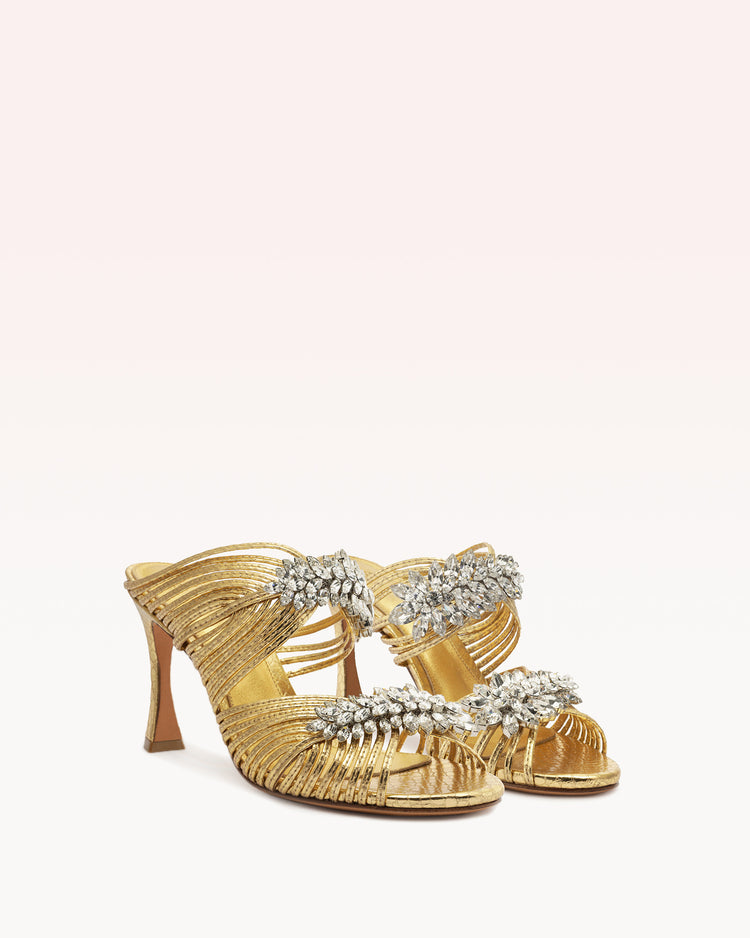Lisa Crystal 85 Oro Sandals PRE FALL 23   