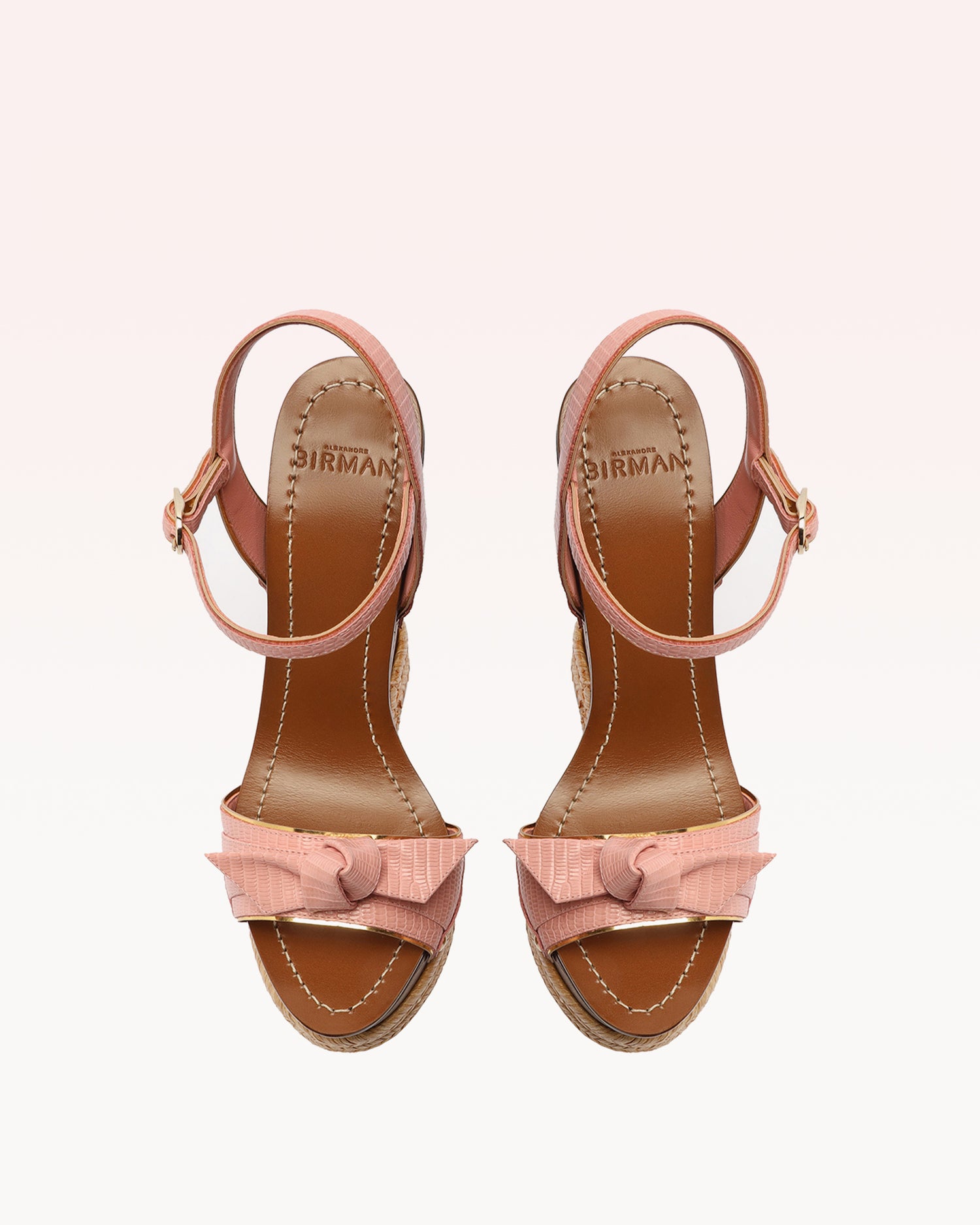 Clarita Wooden Wedge Wild Rose Wedges Sale   