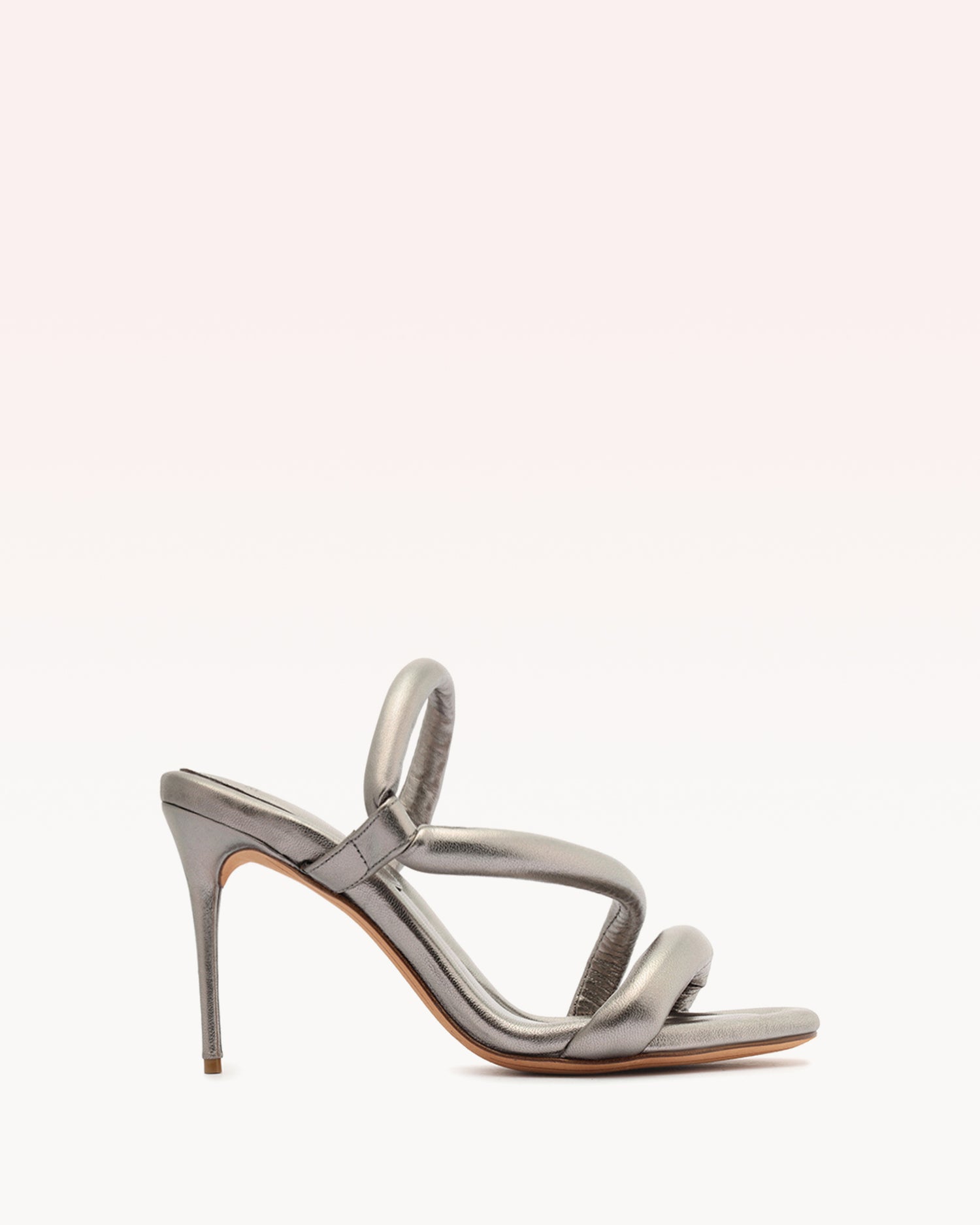 Aysha 85 Grafite Sandals Pre Fall 22 - C1 35 Graphite Metallic Leather