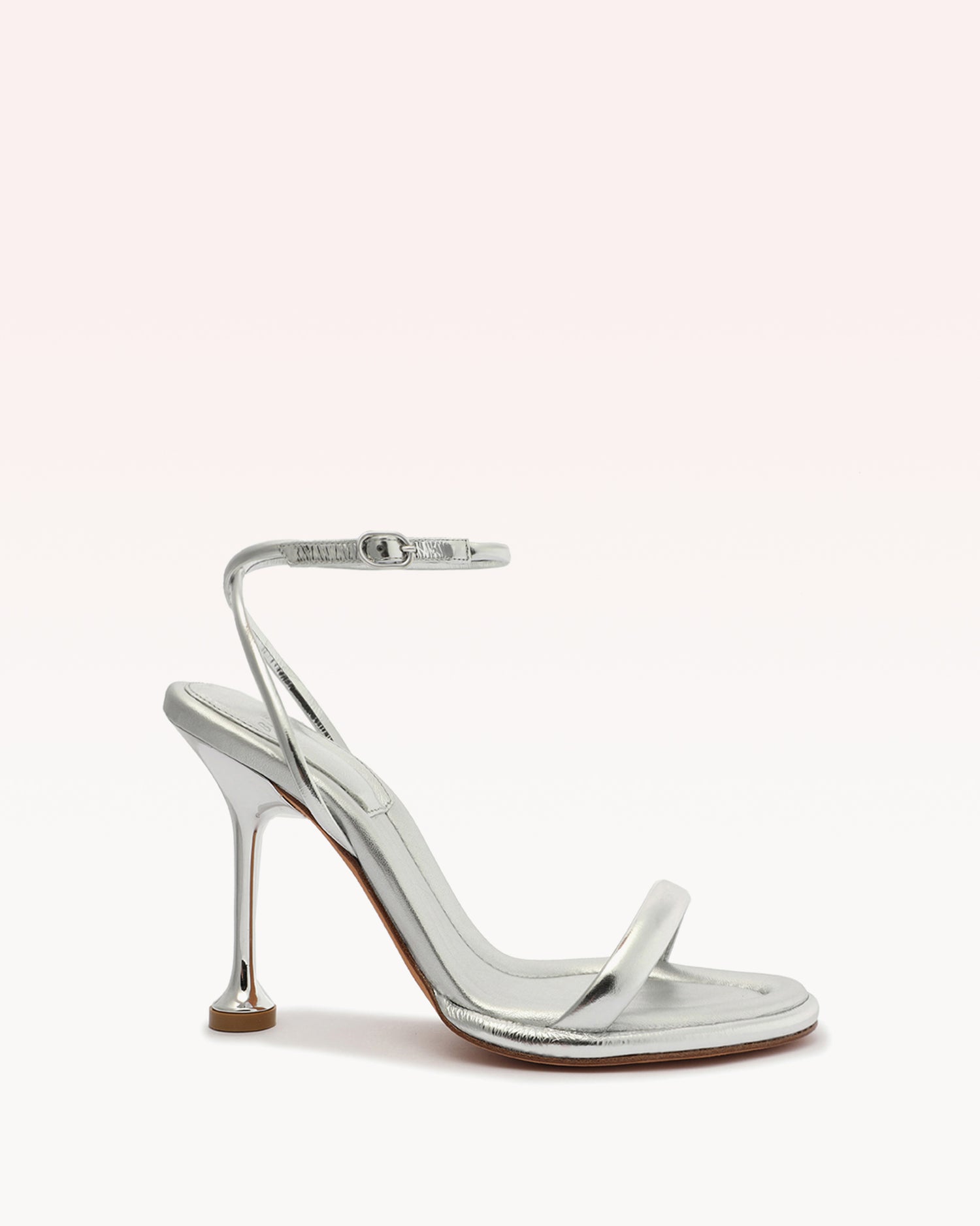 Womens Venus New Silver Satin High-heel Dress Sandal | Nina Shoes