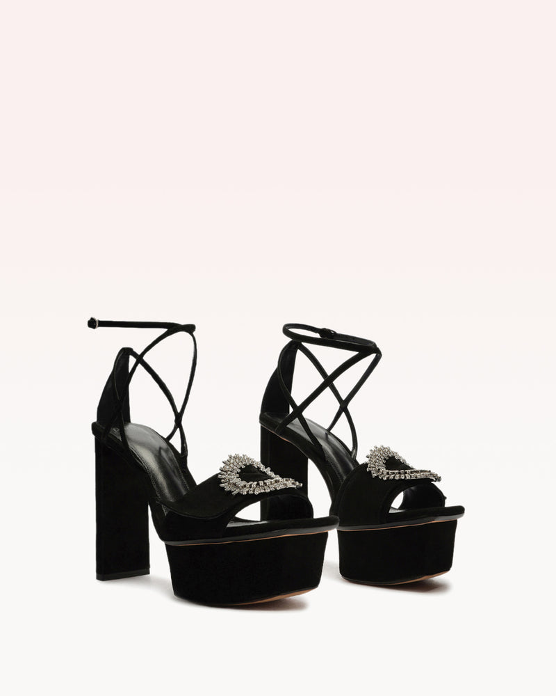 Madelina Pillar Platform Black