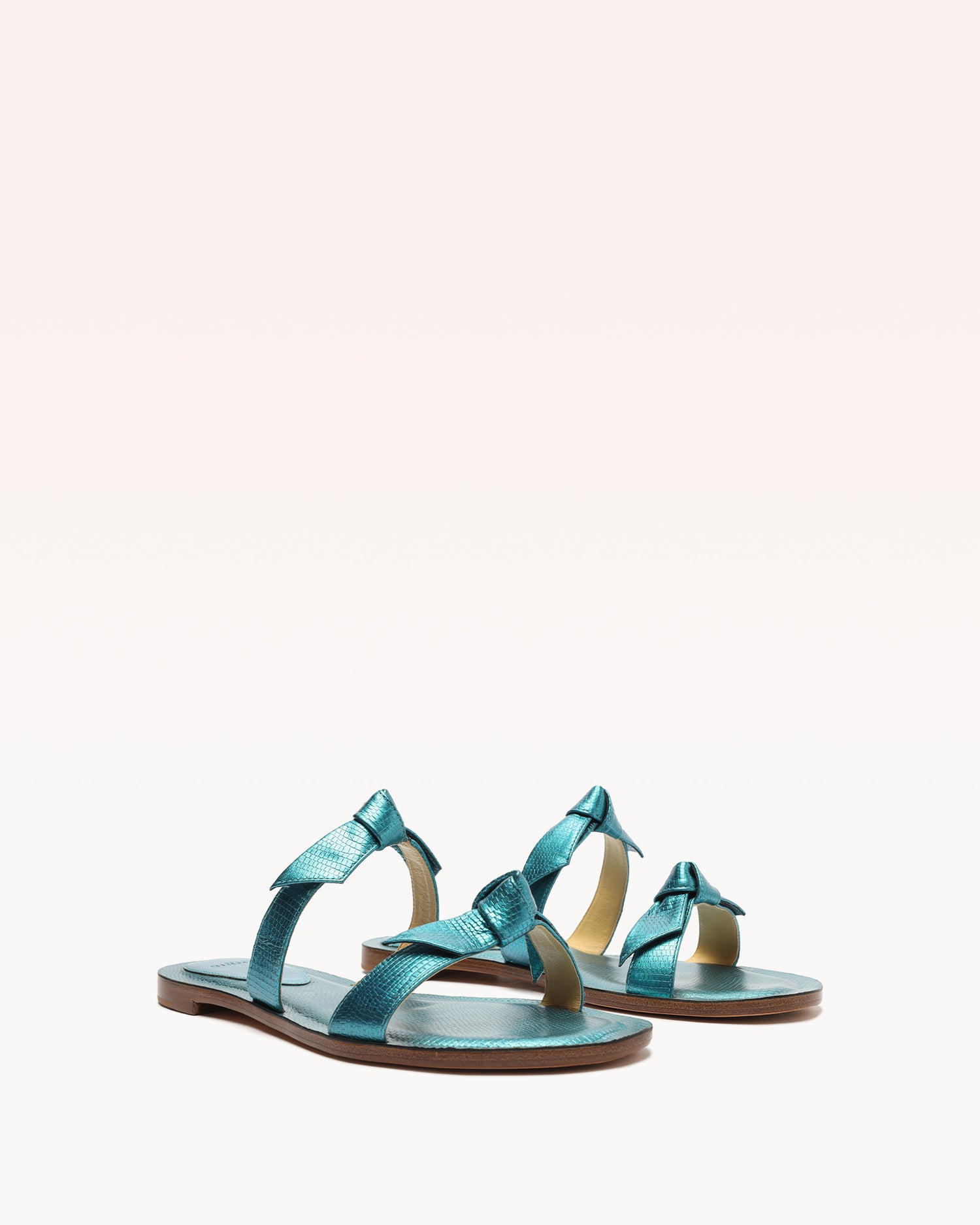 Clarita Flat Slide Acqua Sandals Fall 22   