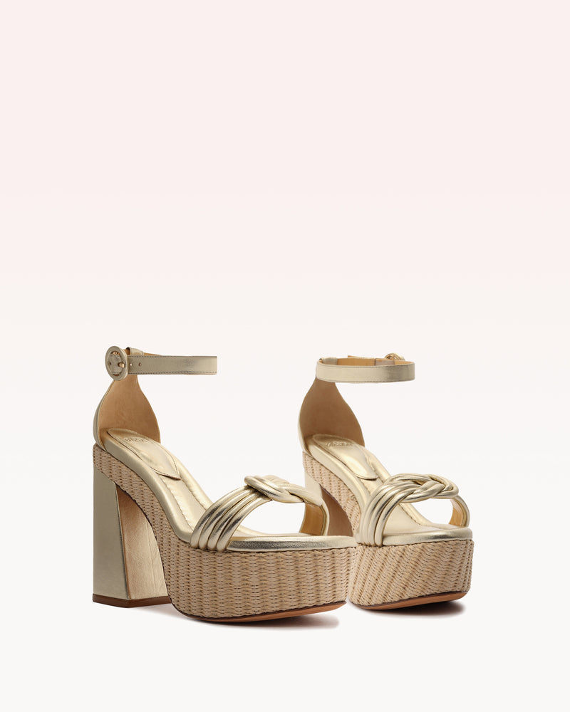 Vicky Ankle Wrap 120 Gold Sandals Resort 23   