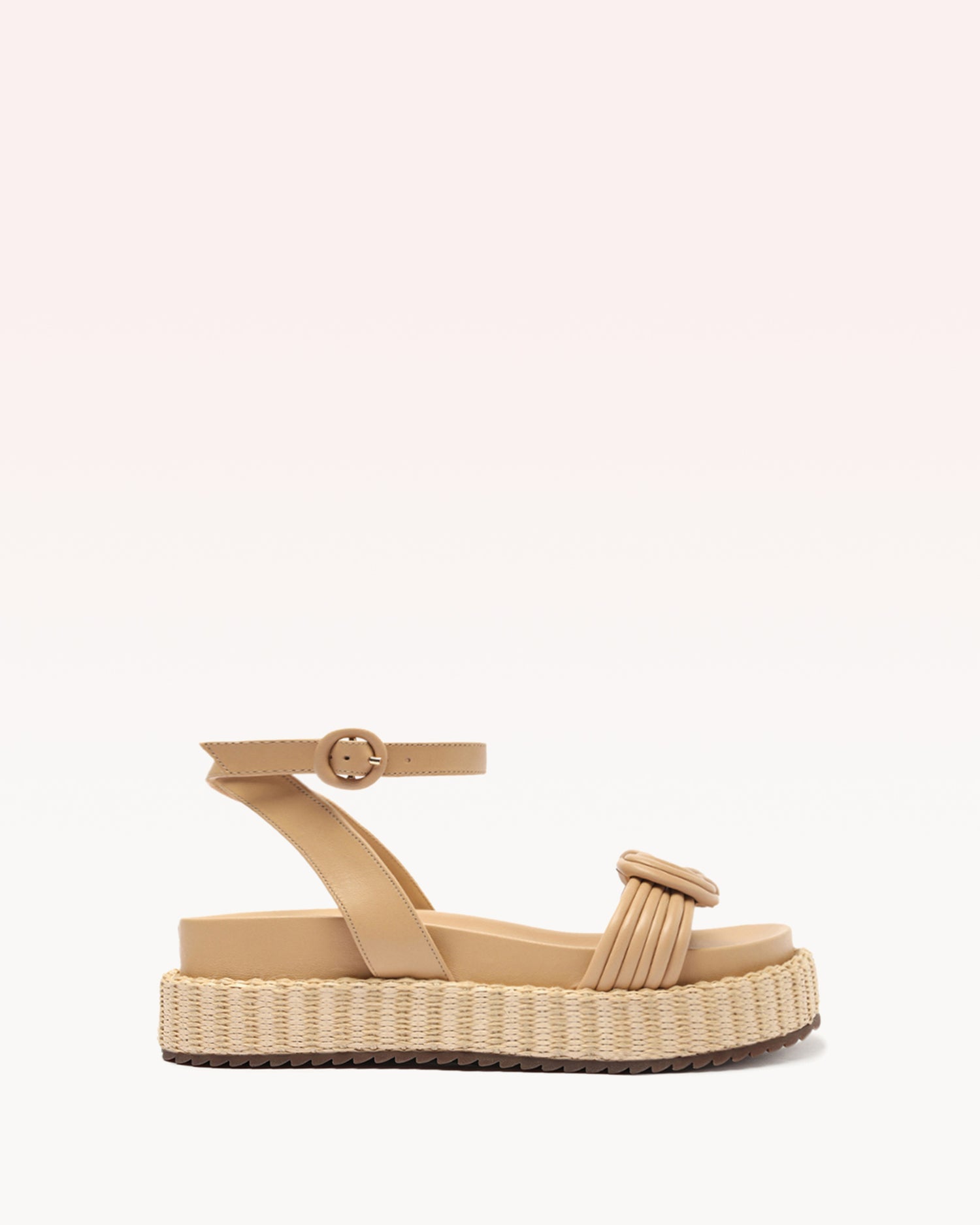 Vicky Ankle Wrap Bounce Nude Flats Resort 23   