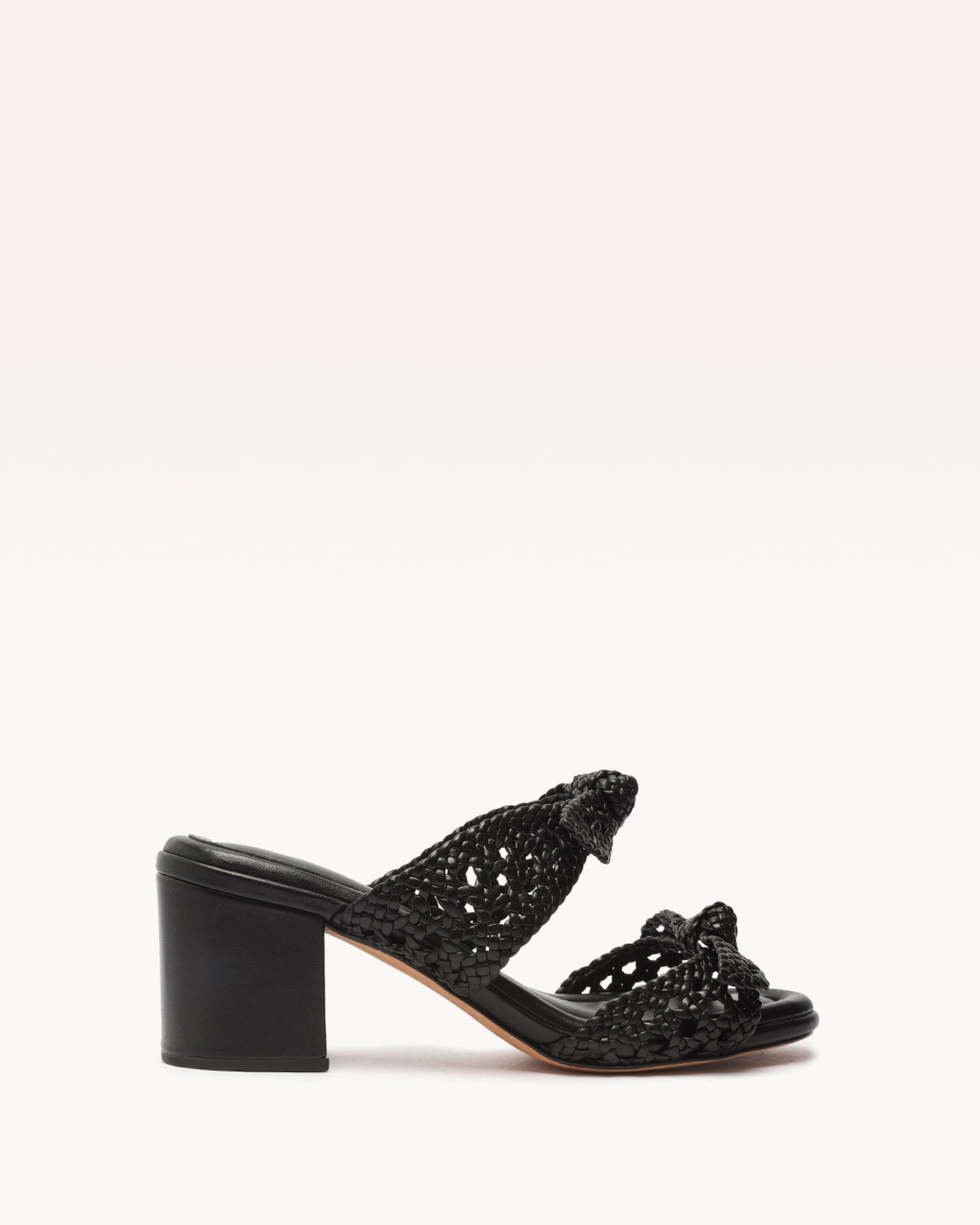 Clarita Intreccio 60 Doppia Soletta Black Sandals S/23 35 Black Nappa Leather