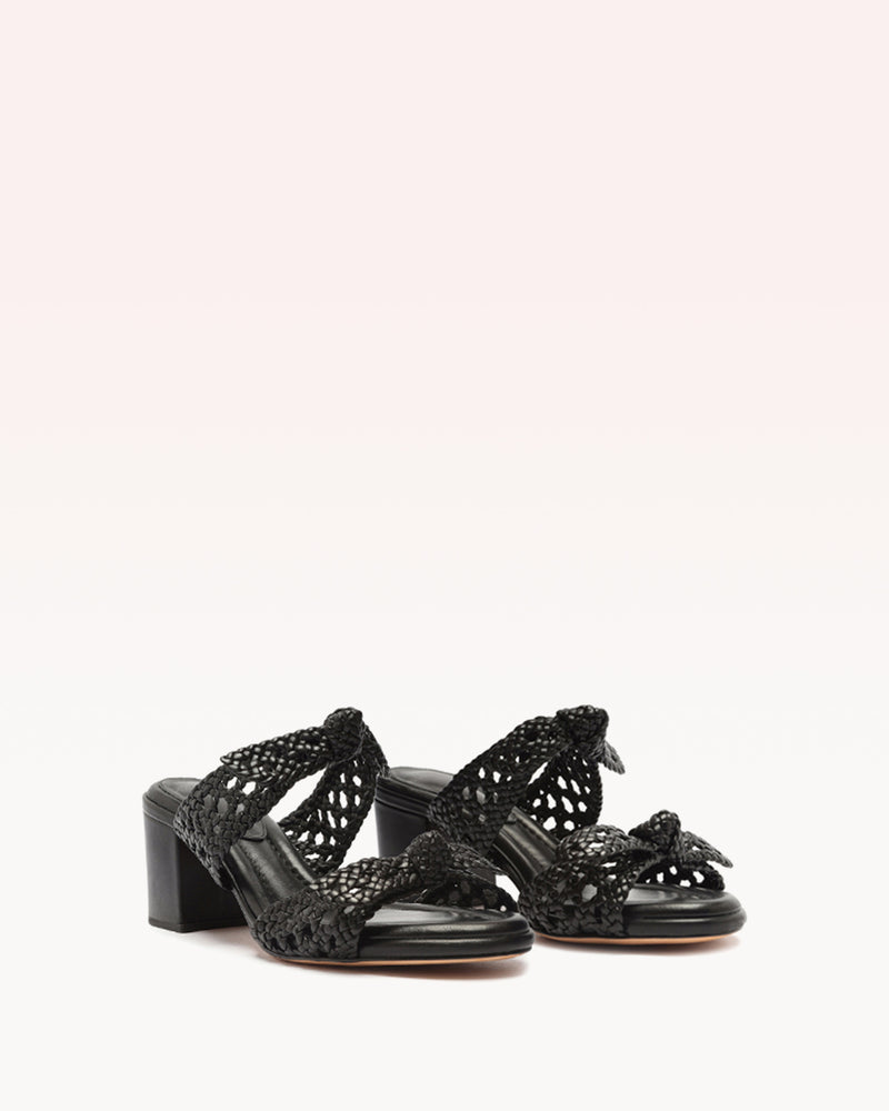 Clarita Intreccio 60 Doppia Soletta Black Sandals S/23   