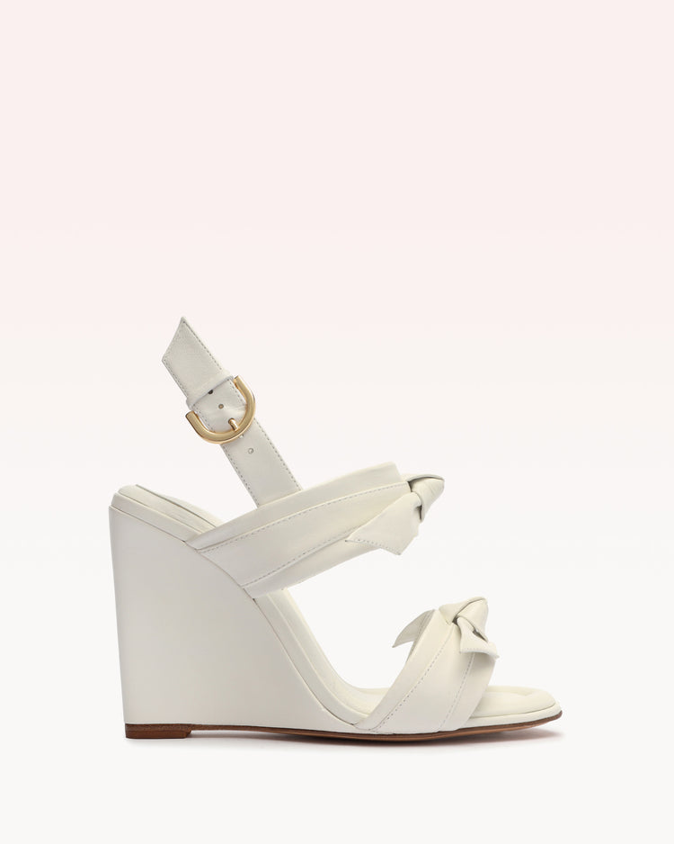 Clarita Doppia Soletta White Sandals R/23   