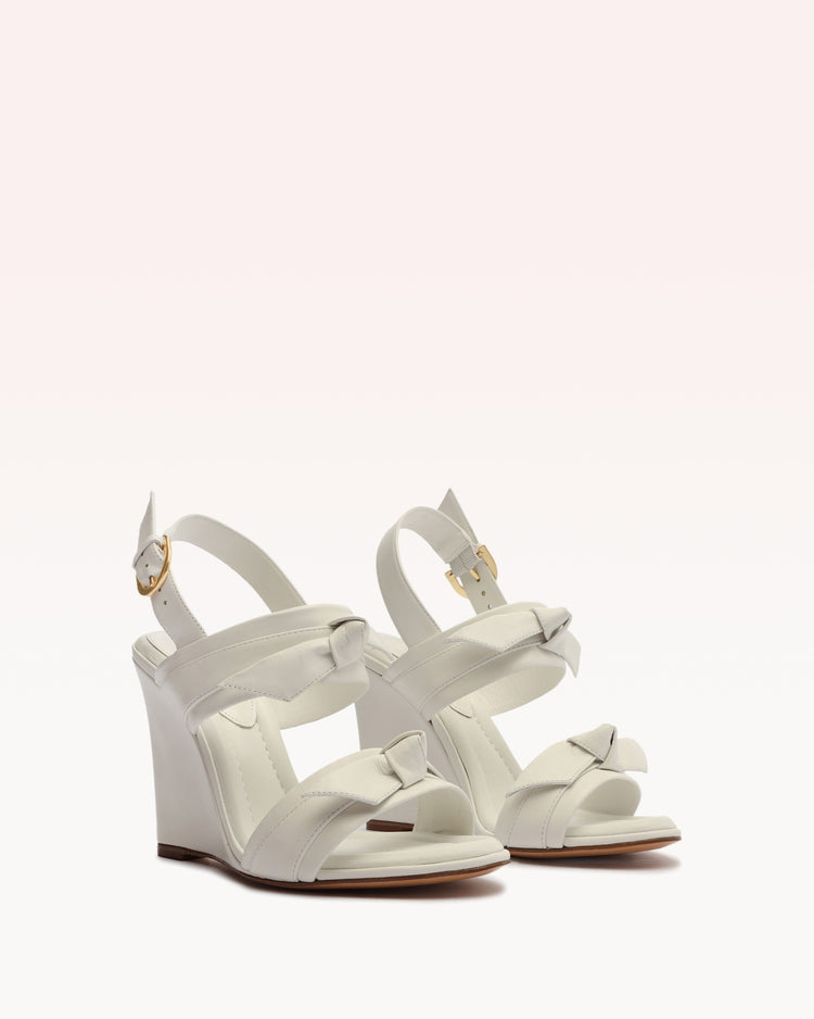 Clarita Doppia Soletta White Sandals R/23   