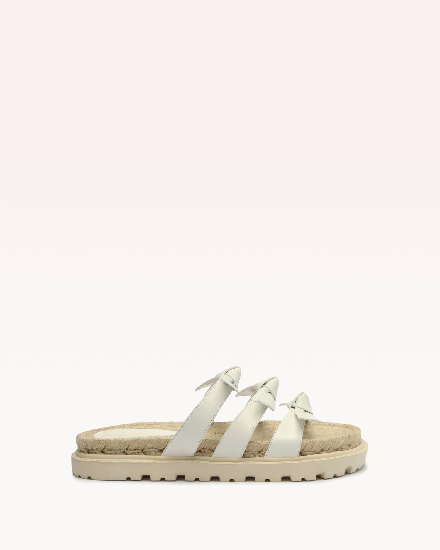 Lolita Espadrille White Flats S/23 35 White Nappa Leather