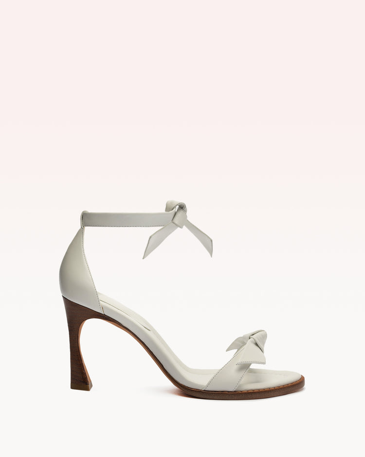 Clarita 85 Welt White Sandals S/23 35 White Nappa Leather