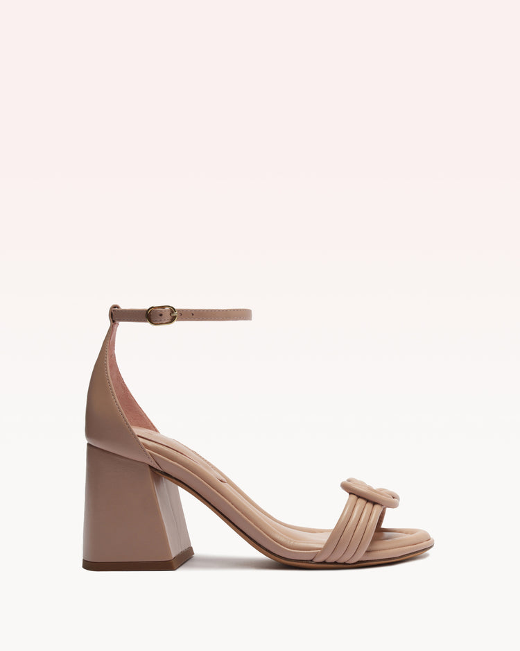 Vicky Doppia Soletta 75 Cashmere Pink Sandals PRE FALL 23 35 Cashmere Pink Nappa Leather
