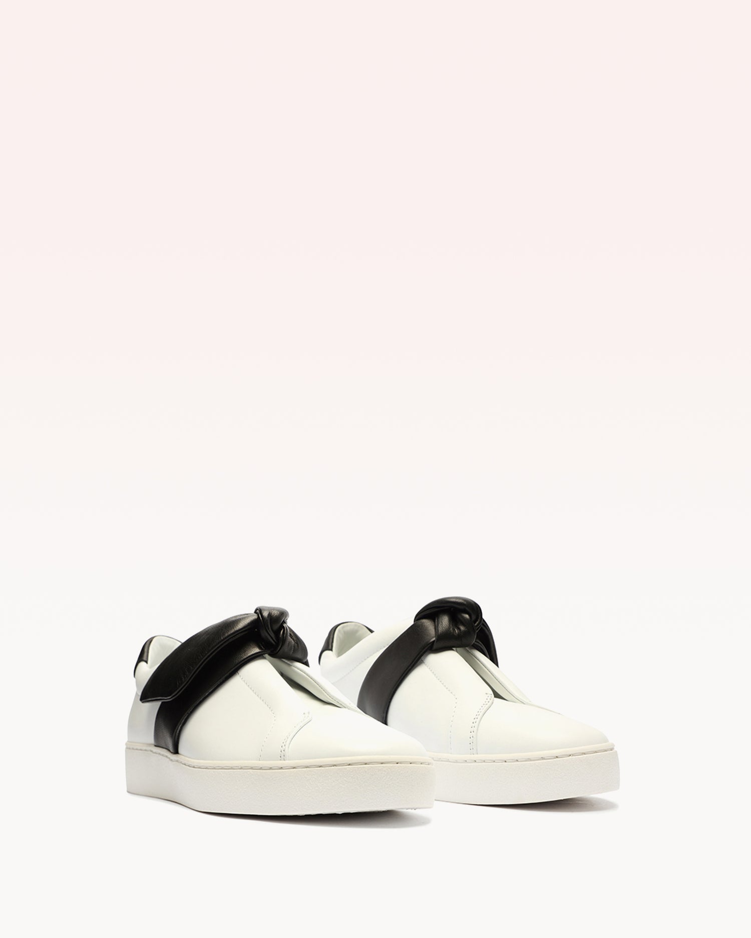 Asymmetric Clarita Sneaker Black – Luxury White and Black Sneakers