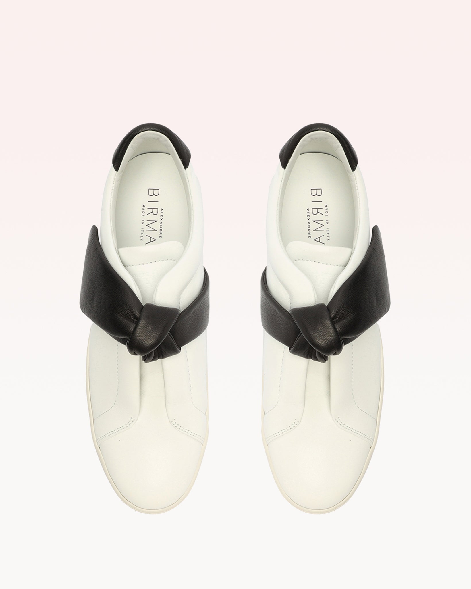 Asymmetric Clarita Sneaker Black – Luxury White and Black Sneakers