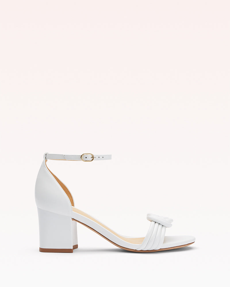 Vicky 60 White Sandals Carry Over 35 White Leather