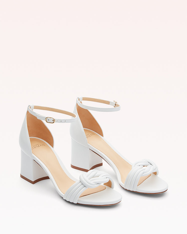 Vicky 60 White Sandals Carry Over   