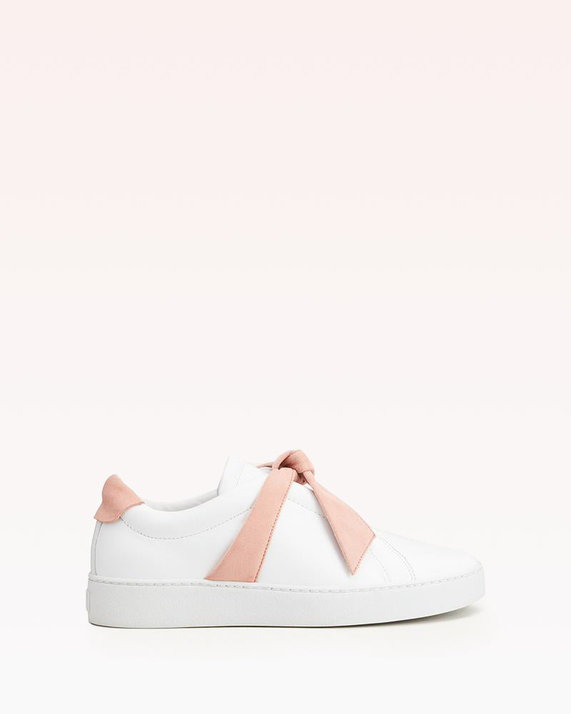 Clarita Sneaker Suede Blush Sneakers Carry Over 35 Blush Leather